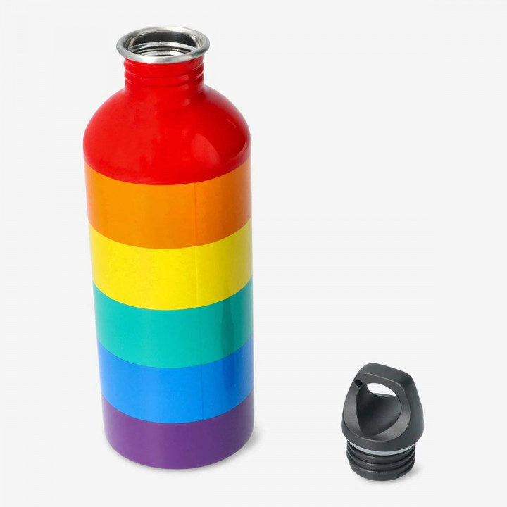 Láhev na vodu Rainbow, nerezová ocel, 600 ml