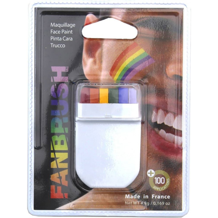 Rainbow FANBRUSH® na obličej